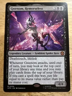 MTG Marvel Spiderman - Gwenom Remorseless - Non Foil - Image 1