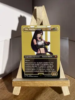 Tifa, Martial Artist (Borderless) Regular Mythic 206 MTG Commander Final Fantasy - Image 2