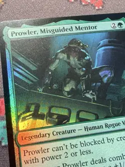 Prowler Misguided Mentor Foil MTG Spider-Man Magic The Gathering Uncommon - Image 1