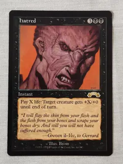 NM Hatred Exodus Mtg Magic the Gathering - Image 1