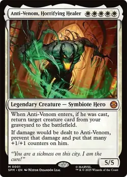 Anti-Venom, Horrifying Healer [Marvel's Spider-Man] MTG - Image 1