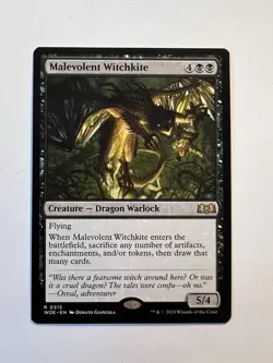 Malevolent Witchkite - MTG Wilds of Eldraine - NM - Image 1