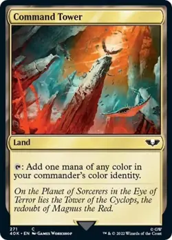 MTG English Command Tower (271) (Surge Foil) NM Foil - Image 1