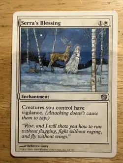 MTG magic 1x Serra's Blessing (LP) 9th edition - Image 1