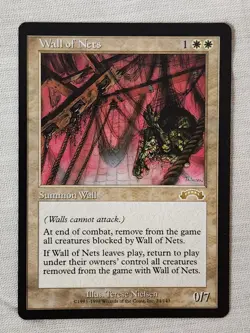 NM Wall of Nets Exodus Mtg Magic the Gathering - Image 1