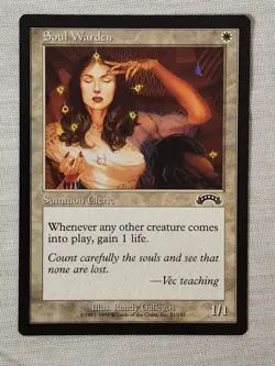 NM Soul Warden Exodus Mtg Magic the Gathering - Image 1