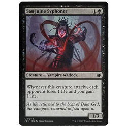 x1 Sanguine Syphoner FDN MTG M/NM Common Black Creature Vampire Warlock TCG CCG - Image 1