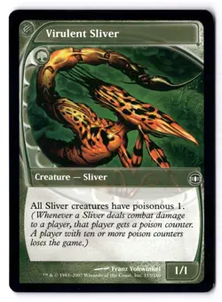 Virulent Sliver NM* Future Sight ENGLISH 155/180 mtg -UnltdCards - Image 1