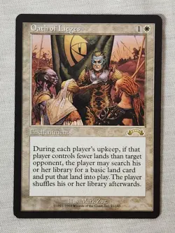 NM Oath of Lieges Exodus Mtg Magic the Gathering - Image 1