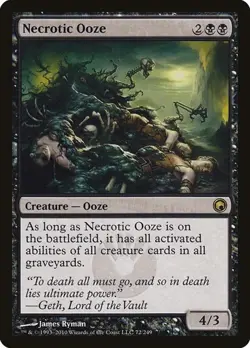 Necrotic Ooze Scars of Mirrodin HP MTG - Image 1
