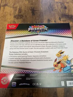 Pokemon TCG SV8.5 Prismatic Evolutions Poster Collection Box Factory Sealed - Image 2