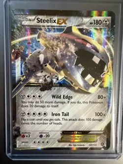 Steelix EX 67/114 NM Holo Rare Steam Siege Near Mint Pokemon TCG 2016 - Image 1