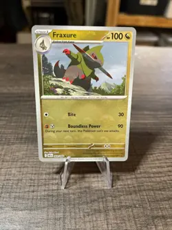 Fraxure (Poke Ball Pattern) 069/086 Common Holo NM Pokemon SV: Black Bolt - Image 1