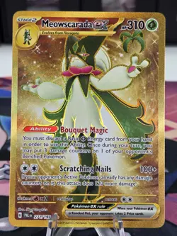 Meowscarada ex - 271/193 Hyper Rare Pokemon TCG SV02: Paldea Evolved NM - Image 1