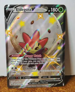 POKEMON ELDEGOSS V SWSH084 BLACK STAR PROMO NEAR MINT - Image 1