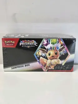 PRISMATIC EVOLUTIONS SURPRISE BOX 2025 POKEMON NEW SEALED SCARLET & VIOLET - Image 1