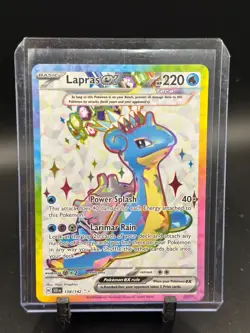 Pokemon Lapras ex - Ultra Rare SV07: Stellar Crown 158/142 - Image 1