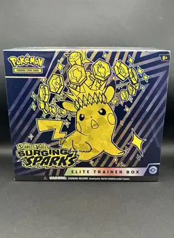 ✨Surging Sparks✨ ETB English Factory Sealed Pokemon TCG Scarlet & Violet - Image 1