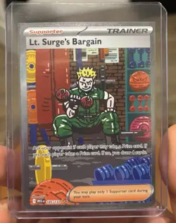 Lt. Surge’s Bargain Pokemon TCG Mega Evolution SIR 185/132 - Image 1