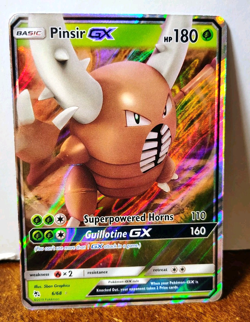 POKEMON PINSIR GX 6/68 ULTRA RARE HIDDEN FATES LP - Image 1
