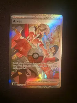 Arven 235/091 Paldean Fates Special Illustration Rare Pokemon TCG - Image 1