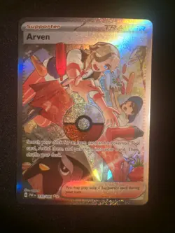Arven 235/091 Paldean Fates Special Illustration Rare Pokemon TCG - Image 2