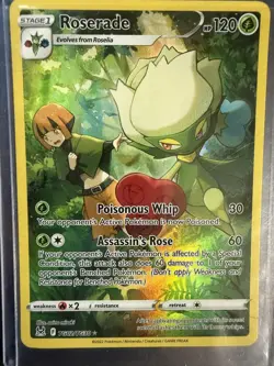 Roserade TG02/TG30 -- Pokemon TCG Lost Origin -- NM - Mint Holo Full Art 2022 - Image 1