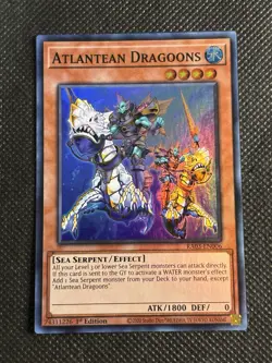 YuGiOh! - Atlantean Dragoons RA03-EN006 Super Rare 1st Edition Near Mint - Image 1