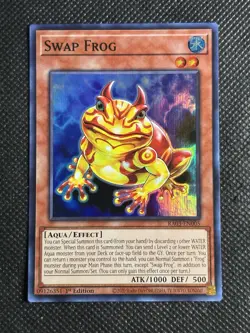 YuGiOh! - Swap Frog RA03-EN005 Super Rare 1st Edition Near Mint - Image 1
