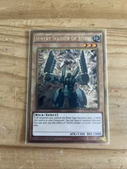 YuGiOh: Sentry Soldier of Stone - MVP1-ENG12 - Gold Rare - Image 1
