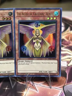 YuGiOh! 2x The Agent of Creation - Venus GFP2-EN049 Ultra Rare 1st Edition NM - Image 3
