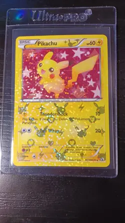Pokemon Pikachu RC7/RC25 Legendary Treasures Radiant Collection Holo Card - Image 1