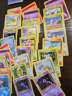 VINTAGE EMPTY POKEMON Booster Packs - Base Set 2 With Cards Lot Of 3 - Image 3