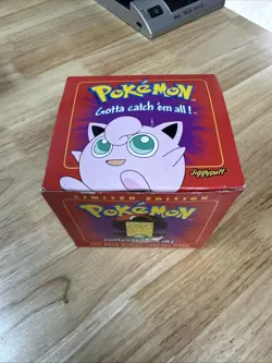 1999 Burger King Pokemon 23K Plated Gold JIGGLYPUFF Card Box Sealed #39 - Image 1