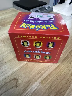 1999 Burger King Pokemon 23K Plated Gold JIGGLYPUFF Card Box Sealed #39 - Image 3