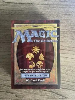 magic the gathering Fifth Editon 60 Card deck 1997 (SEALED) - Image 1