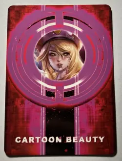 SEXY HEROINE WAIFU Ahri LEAGUE OF LEGENDS ACG PREMIUM HOLOFOIL CARD NM - Image 2