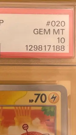 PSA 10 Pikachu 020/M-P McDonald's Happy Set Promo 2025 Pokemon Card Japanese - Image 3