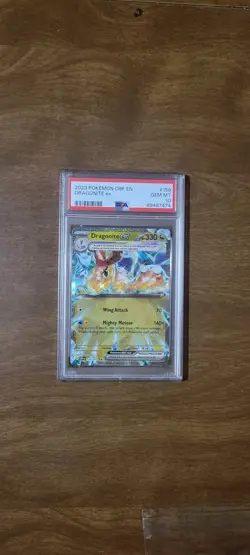 Pokemon TCG Obsidian Flames Dragonite EX Card 159/197 PSA 10 - Image 1