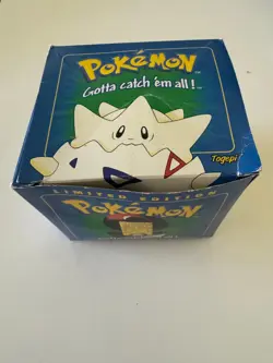 Pokemon Card 23K Gold Plated TOGEPI 1999 Burger King New in Box With Ball - Image 1