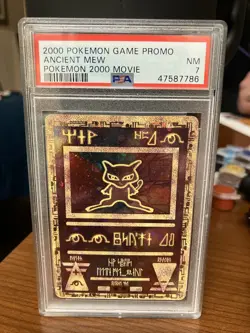 Ancient Mew 2000 Movie Pokemon Card Promo PSA 7 Near Mint NM - Image 1