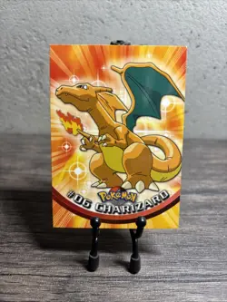 CHARIZARD #06 - BLUE Logo - NON-HOLO - SERIES 1 - TOPPS Pokemon Card-NM!! - Image 1
