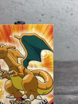 CHARIZARD #06 - BLUE Logo - NON-HOLO - SERIES 1 - TOPPS Pokemon Card-NM!! - Image 3
