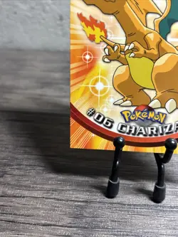 CHARIZARD #06 - BLUE Logo - NON-HOLO - SERIES 1 - TOPPS Pokemon Card-NM!! - Image 4