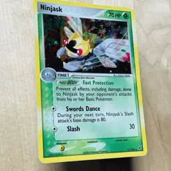 Vintage 2005 Ninjask 13/107 Deoxys Base Set MP Holo Rare English Pokemon Card - Image 2
