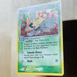 Vintage 2005 Ninjask 13/107 Deoxys Base Set MP Holo Rare English Pokemon Card - Image 3
