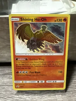 Pokemon TCG Shining Legends Shining Ho-Oh Promo Holo Card SM70 Factory Sealed - Image 1