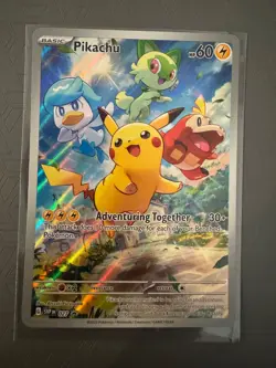 Pikachu 027 - Pokemon Scarlet & Violet Promo Card 27 - NM - Image 1