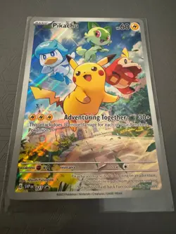 Pikachu 027 - Pokemon Scarlet & Violet Promo Card 27 - NM - Image 2