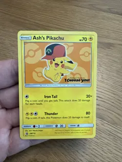 Ash’s Pikachu SM110 I Choose You Pokemon The Movie Promo LP/NM Card - Image 2